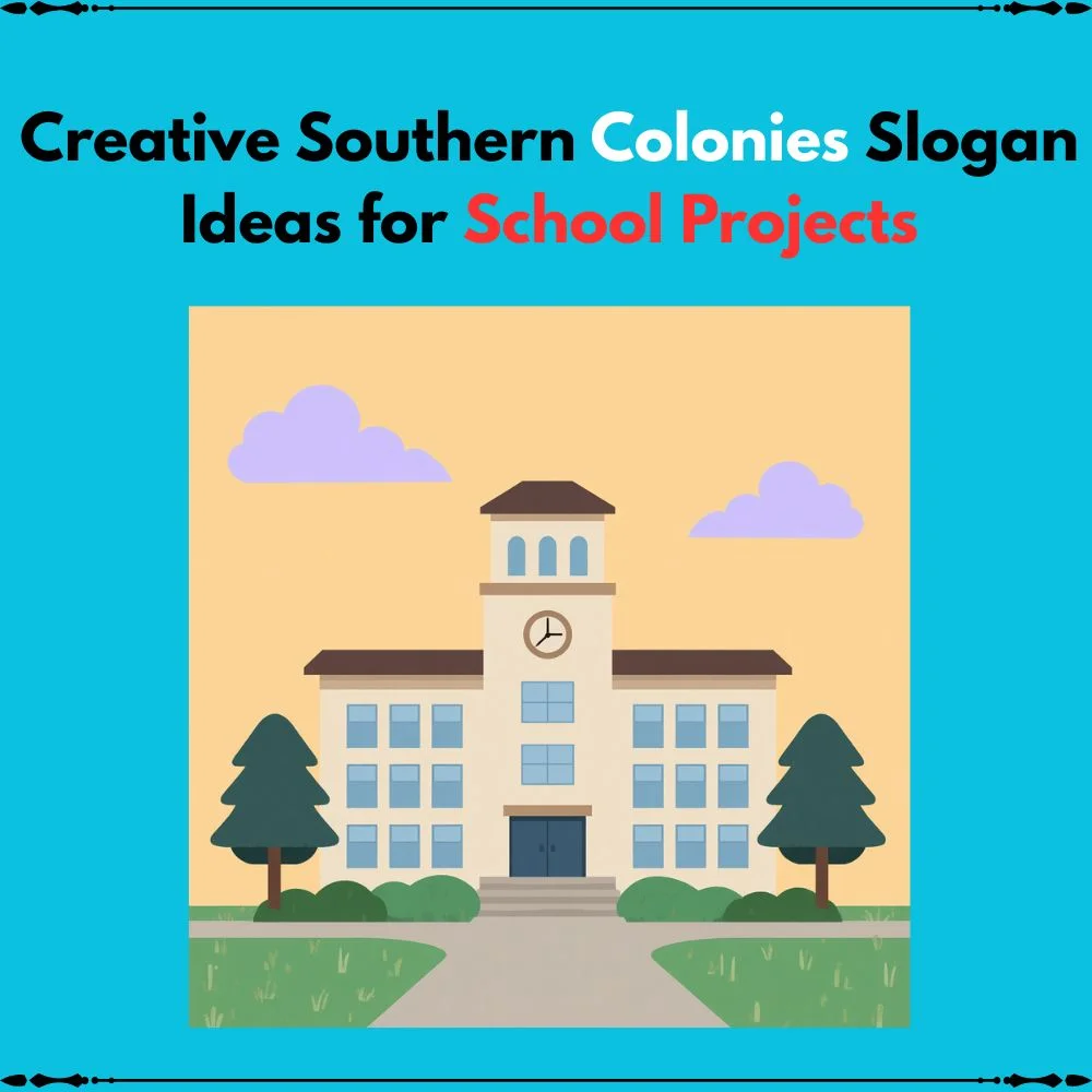 southern colonies slogan ideas 