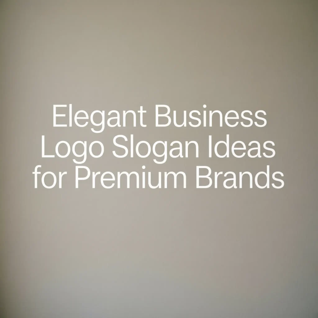 Business logo slogan ideas