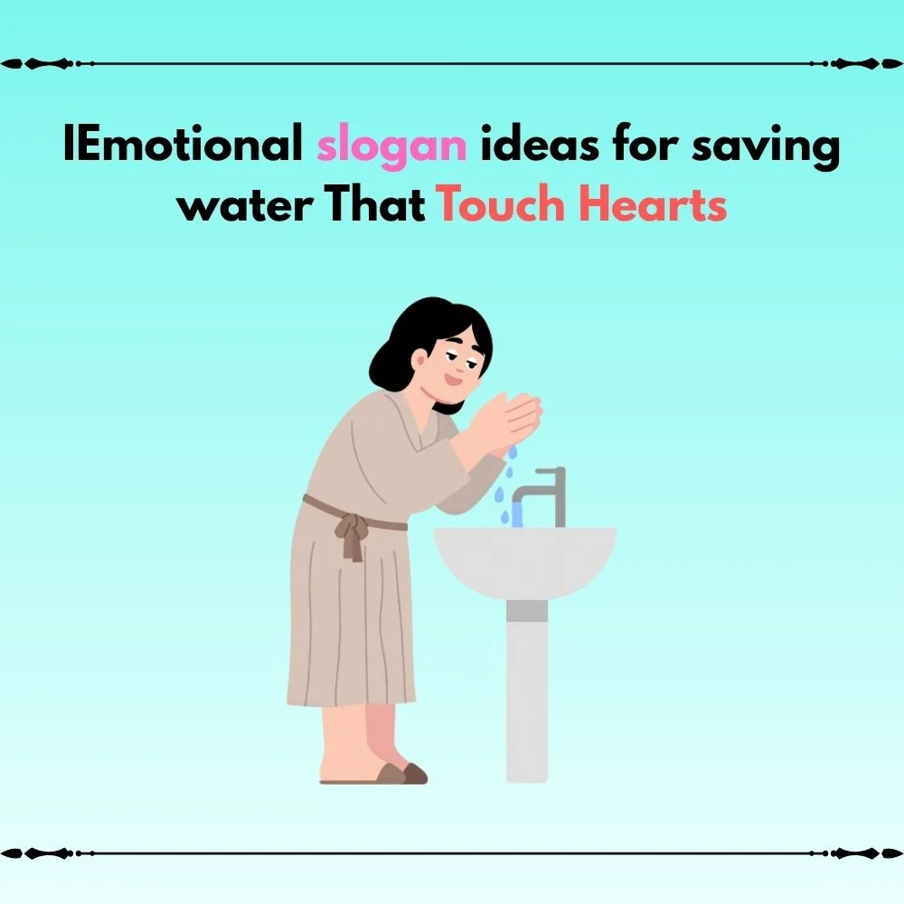 slogan ideas for saving water