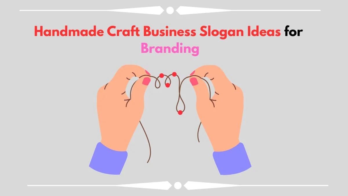 handmade craft business slogan ideas