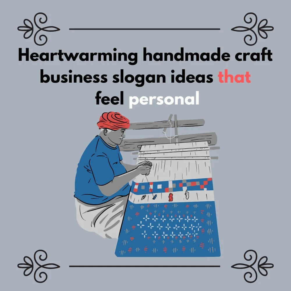 handmade craft business slogan ideas