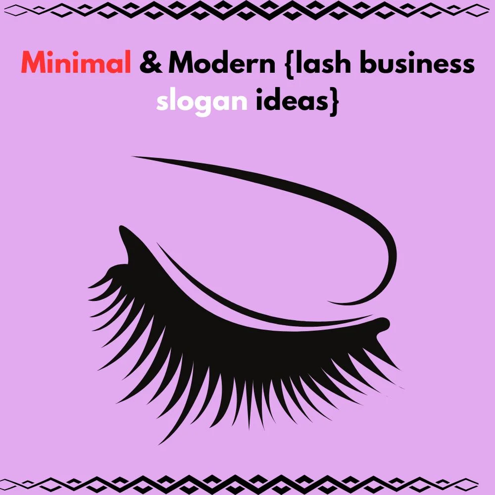 lash business slogan ideas