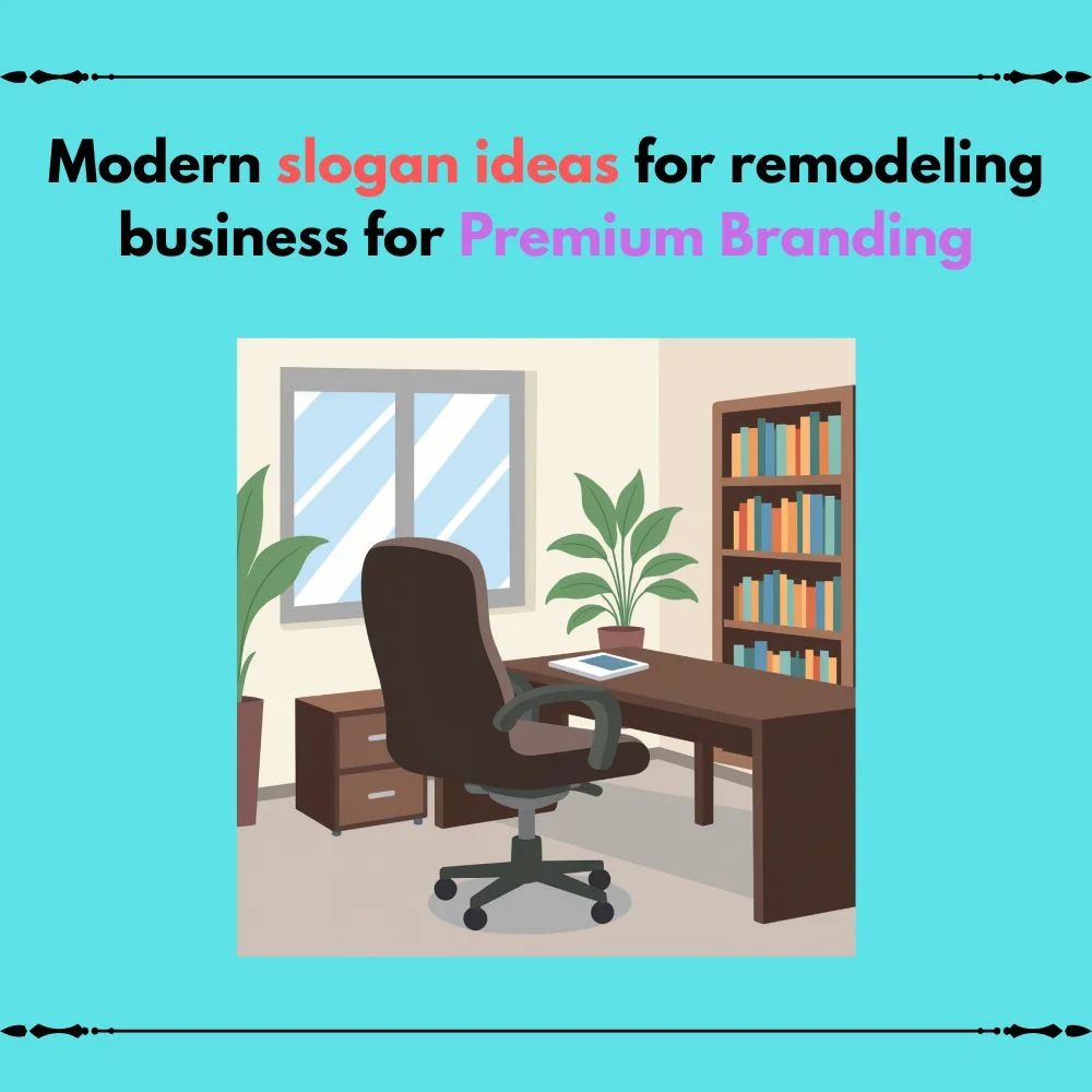 slogan ideas for remodeling business