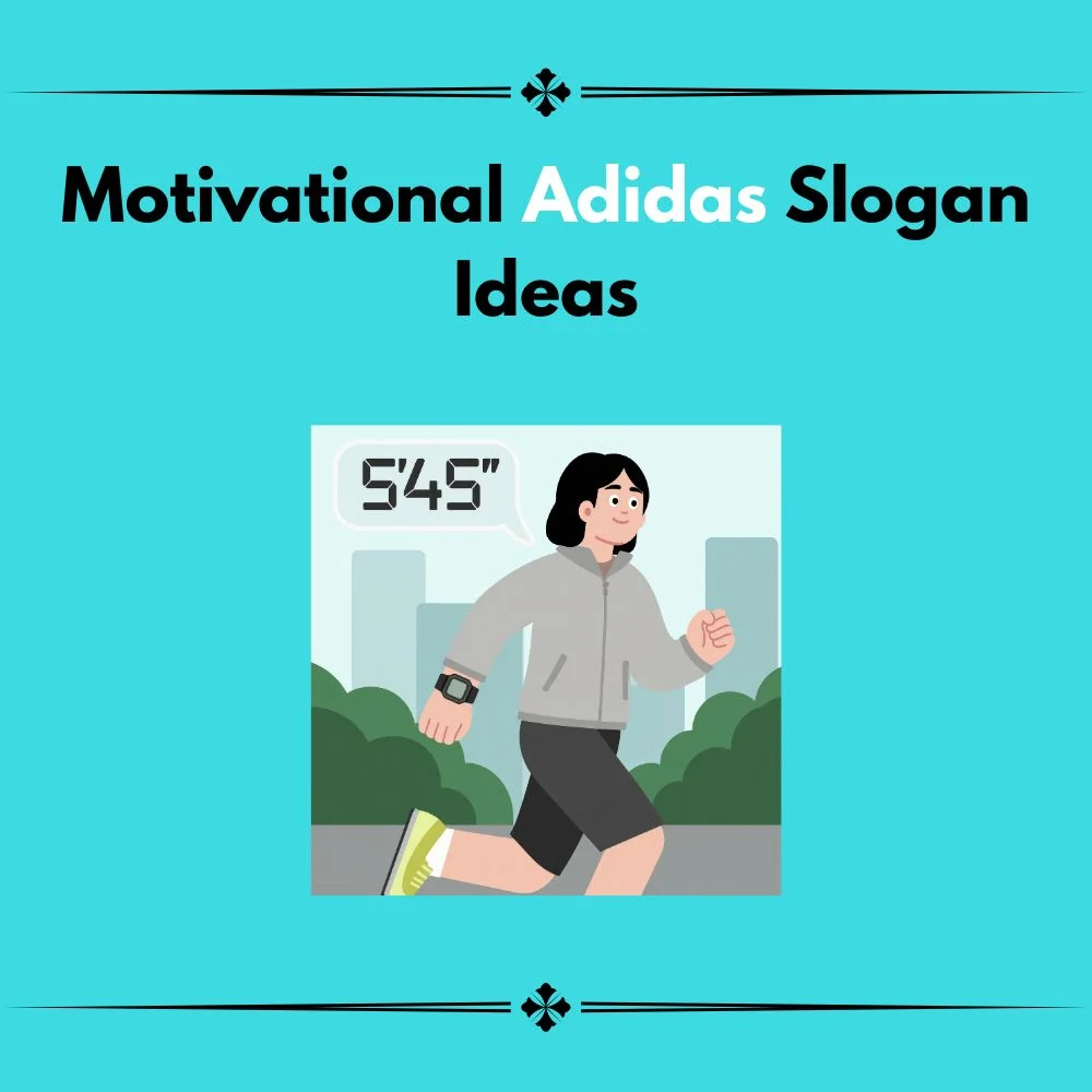 adidas slogan