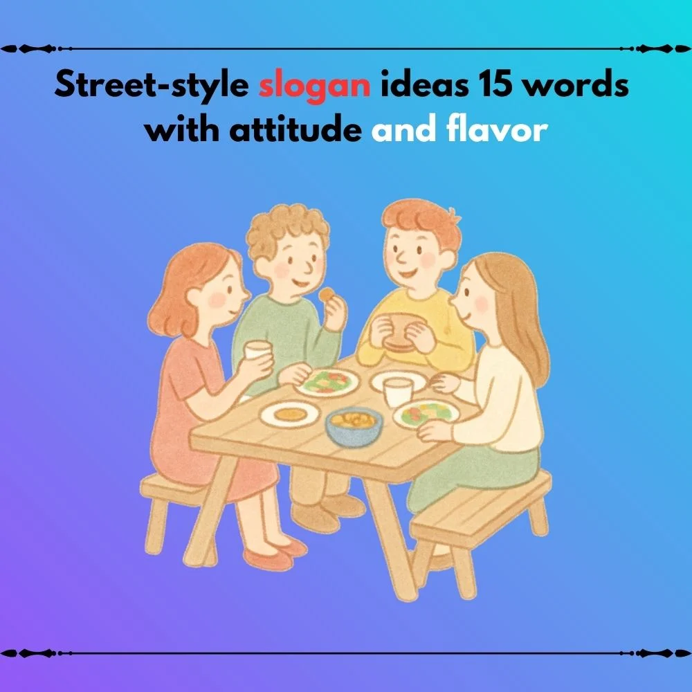 slogan ideas 15 words