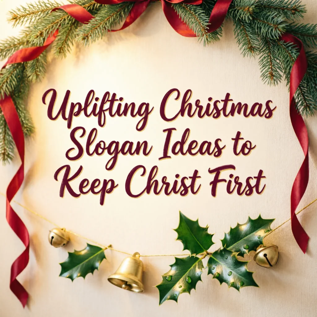 Christ-centered Christmas slogan ideas