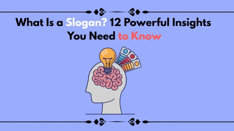 what is a slogan
