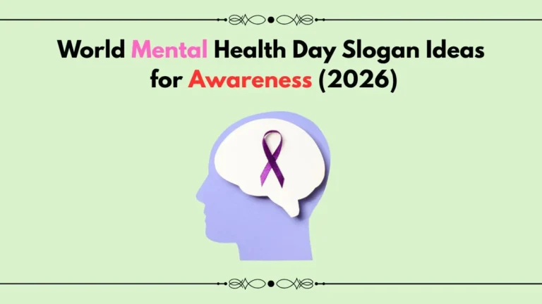world mental health day slogan ideas