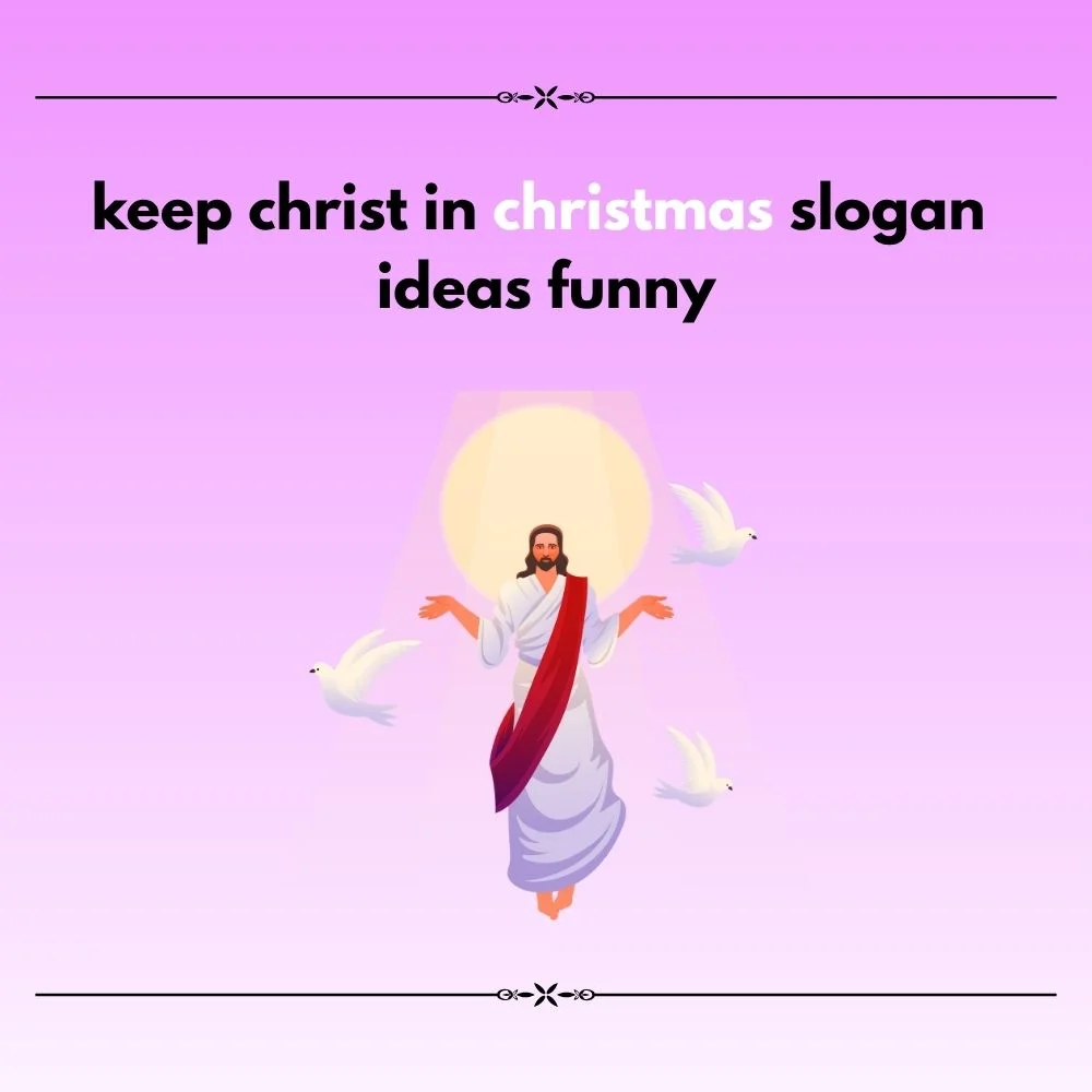 Christ-centered Christmas slogan ideas