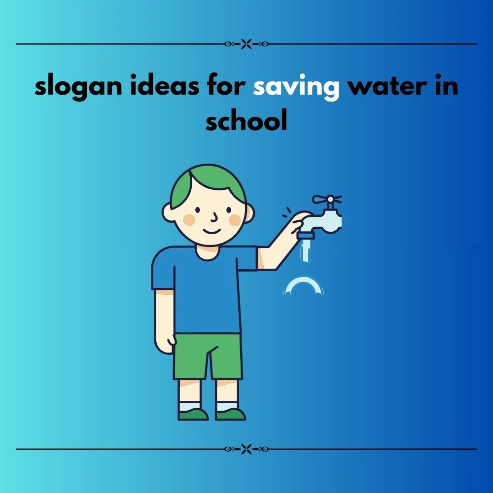 slogan ideas for saving water