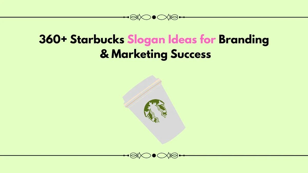 starbucks slogan