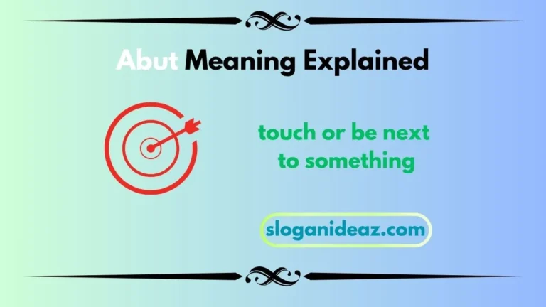 abut meaning