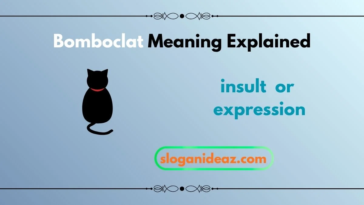 bomboclat meaning