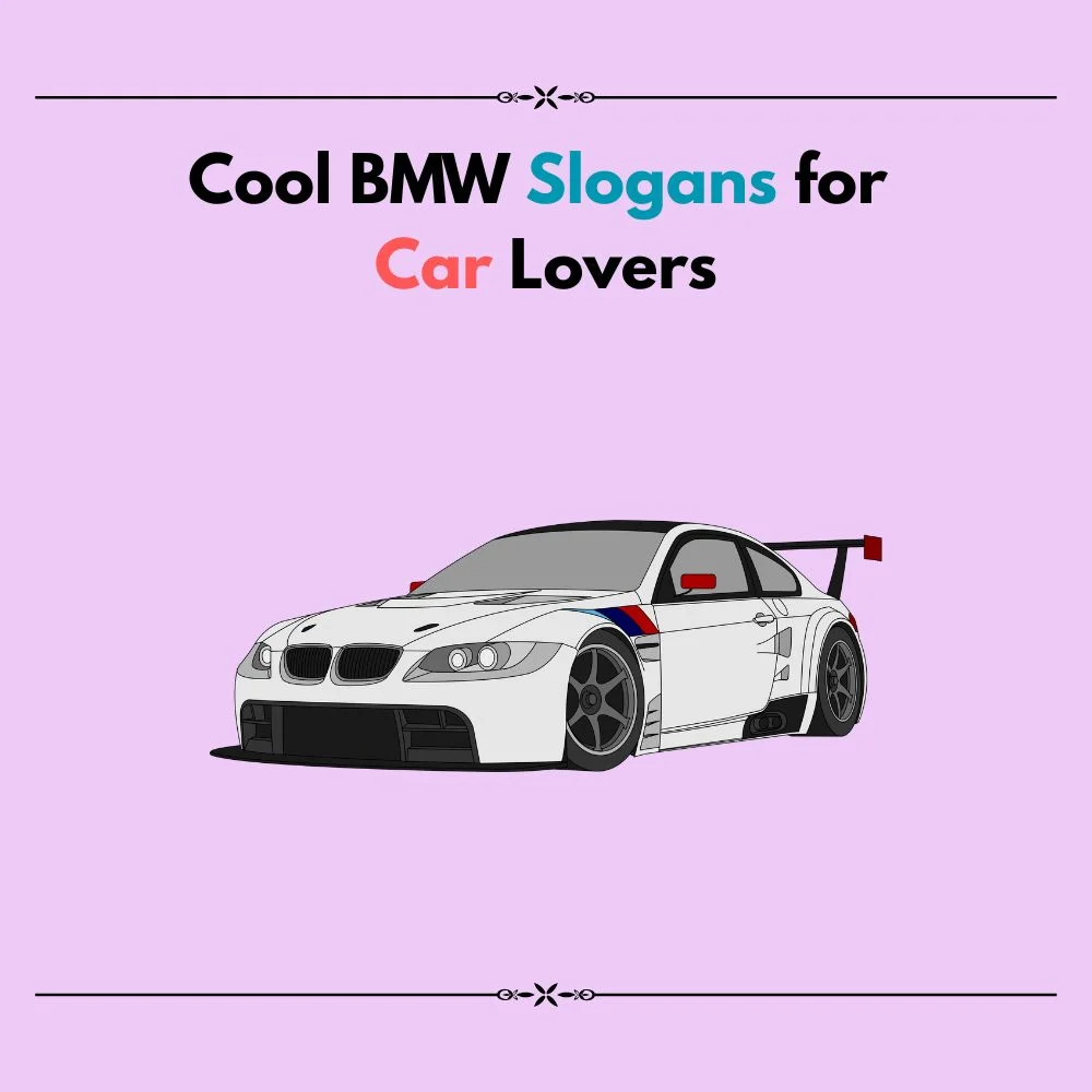 bmw slogan