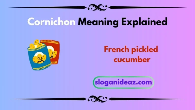cornichon meaning