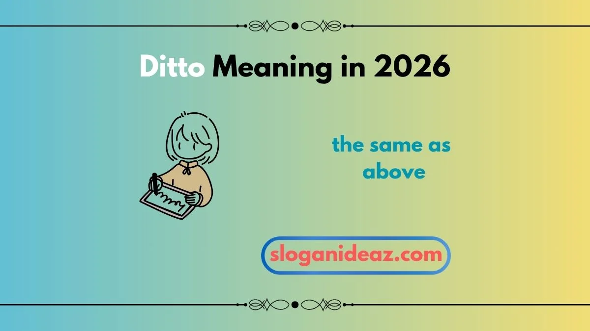 ditto meaning