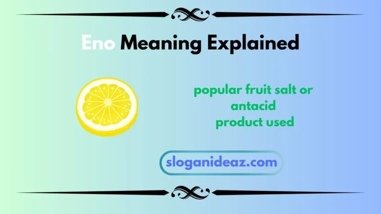 eno meaning