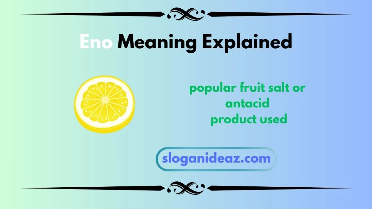 eno meaning