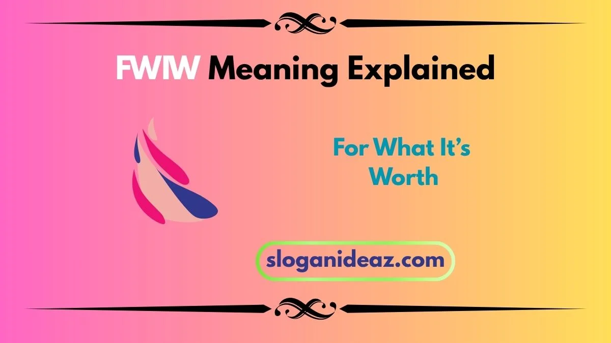 fwiw meaning