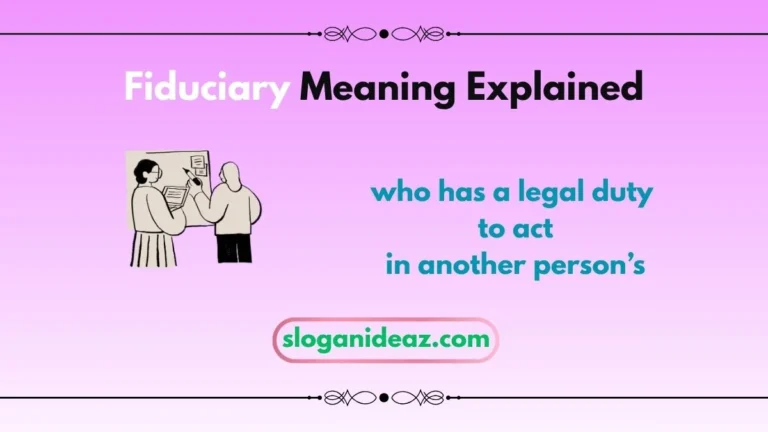 fiduciary meaning
