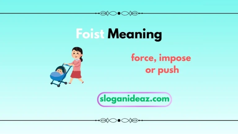 foist meaning