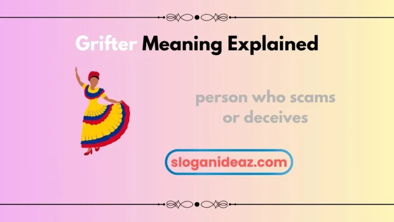 grifter meaning