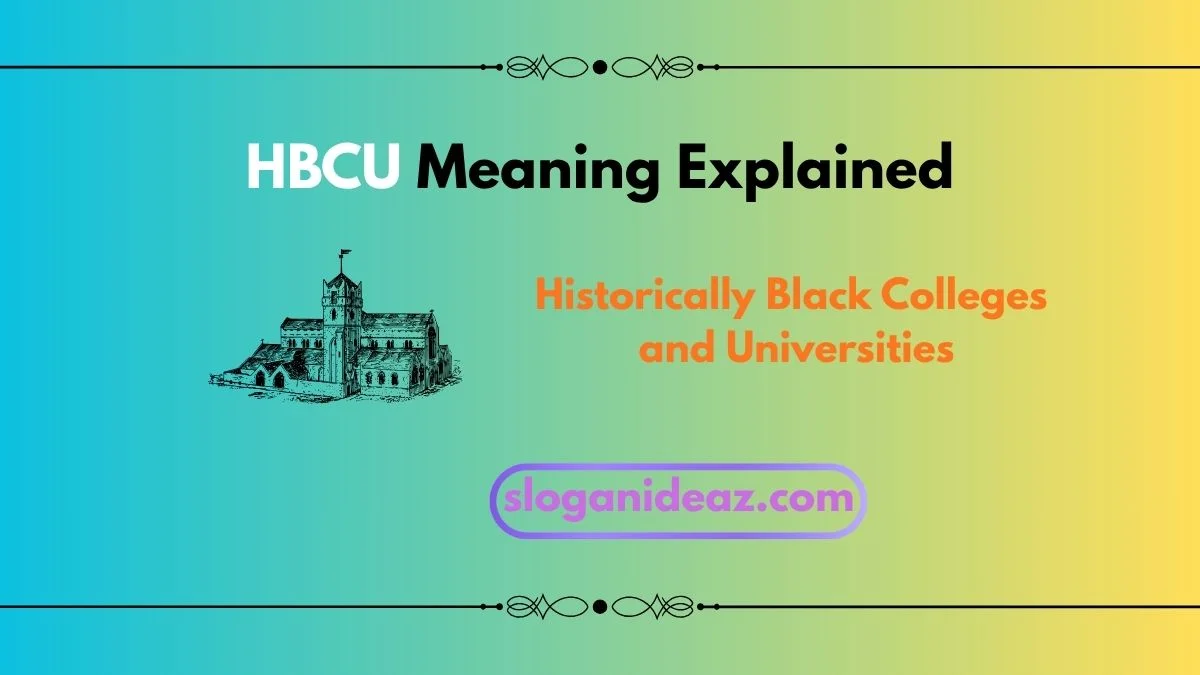hbcu meaning