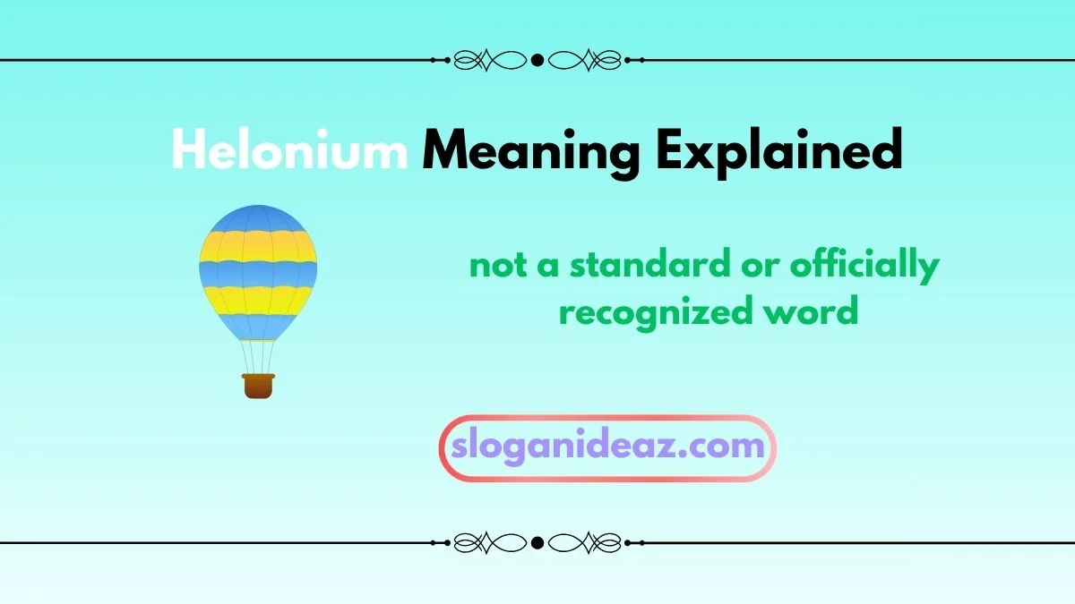 helonium meaning