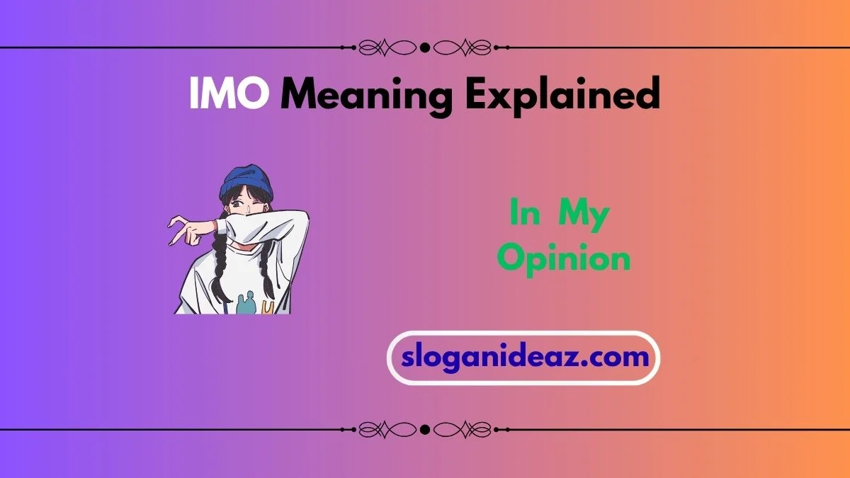 imo meaning