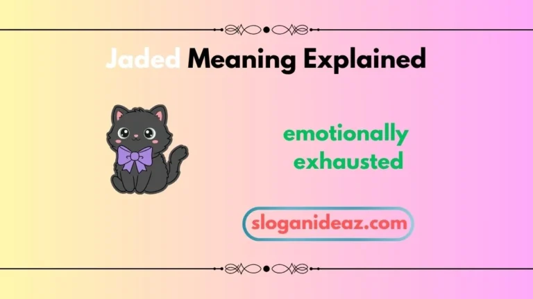 jaded meaning