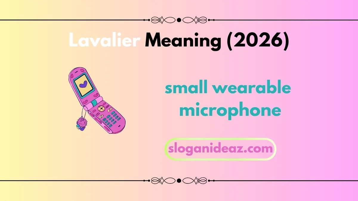 lavalier meaning