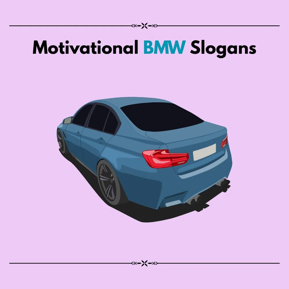 bmw slogan