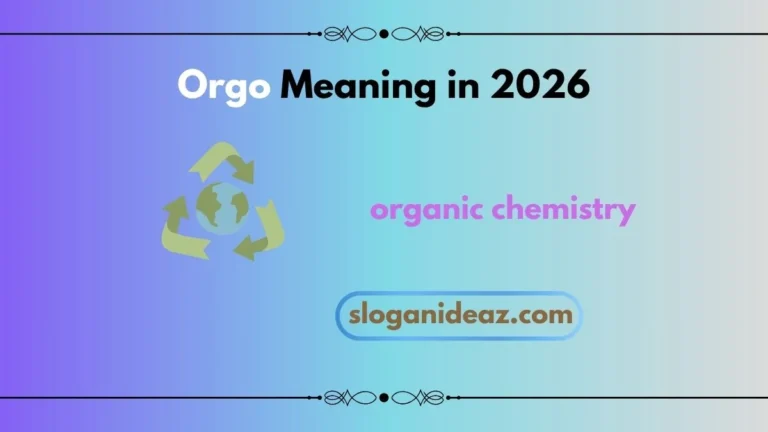 orgo meaning