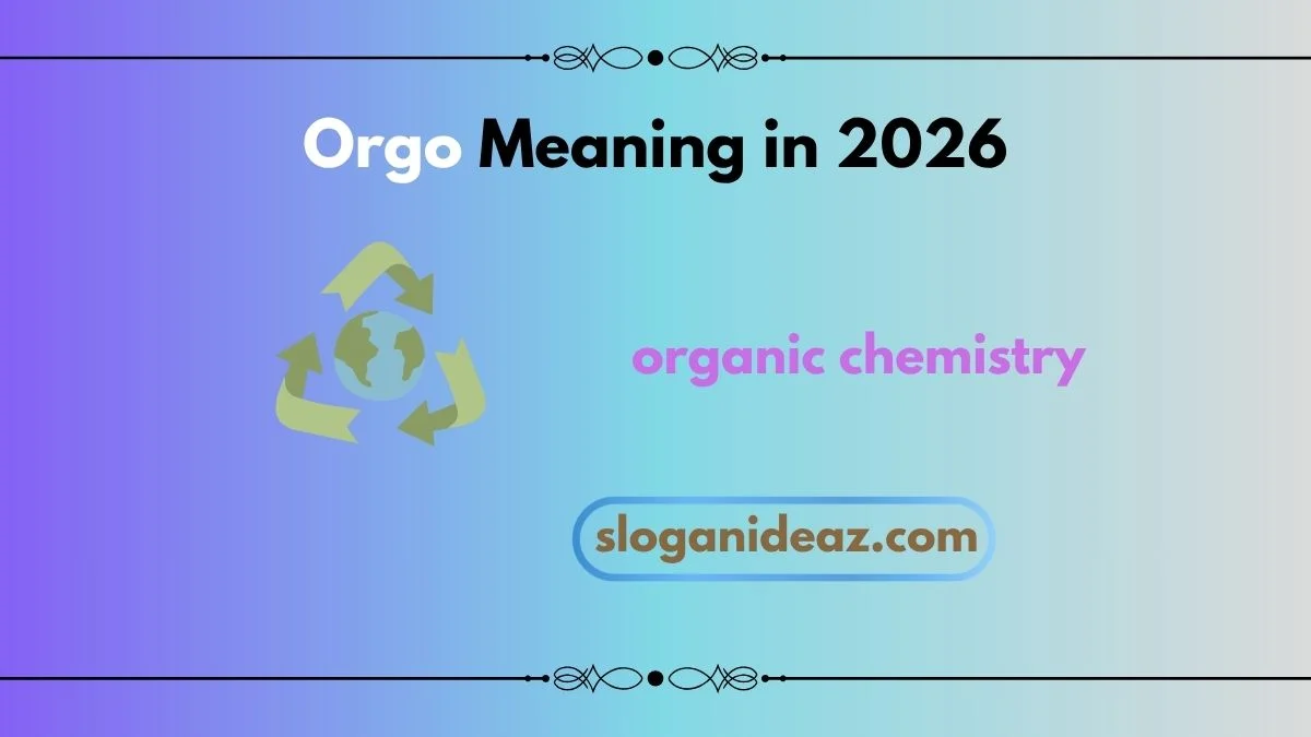 orgo meaning