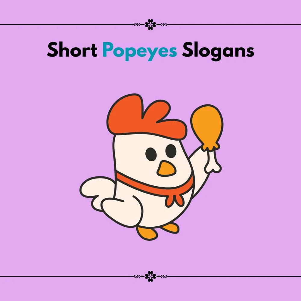 popeyes slogan