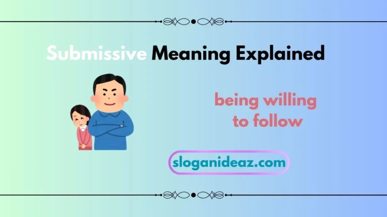 submissive meaning
