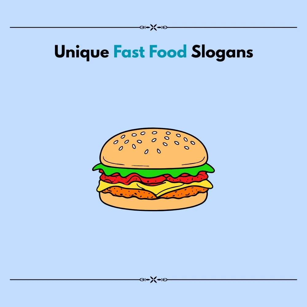 slogan of fast food