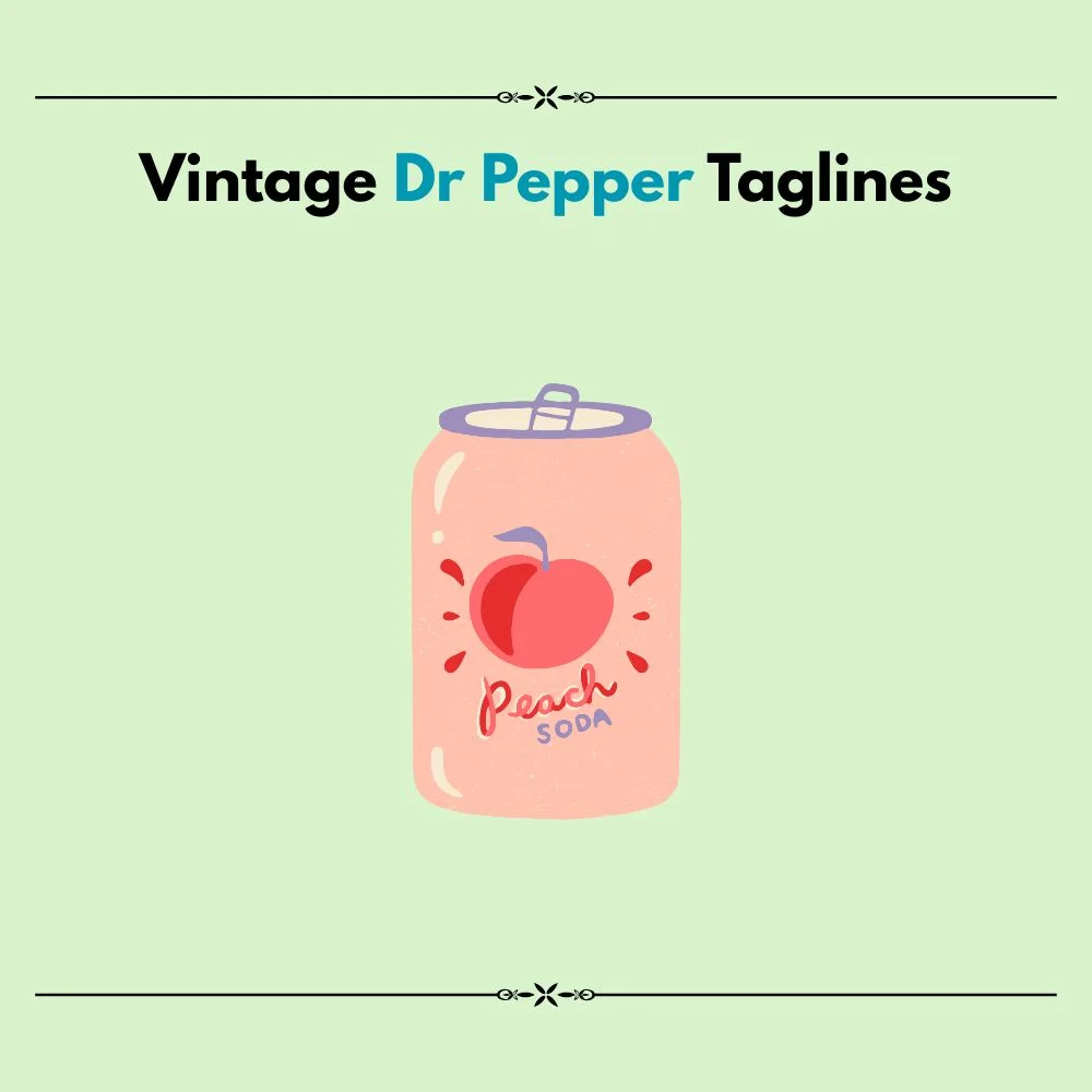 dr pepper slogan