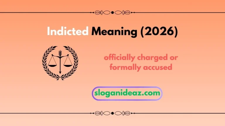 indicted meaning